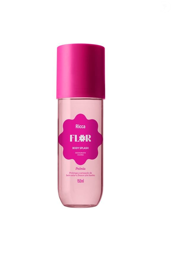 O Body Splash Flor Peônia, da Ricca, é uma opção para quem gosta de frescor e da sensação de banho tomado. Com uma fragrância que destaca a peônia, o produto aposta em uma proposta leve, feminina e delicada, ideal para renovar a perfumação ao longo do dia