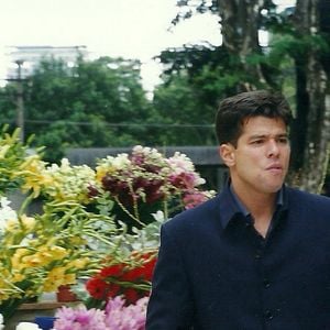 Maurício Mattar mostrou uma beleza mais madura em 'Louca Paixão', novela da Record TV de 1999