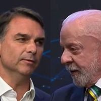 Suspeita de bomba, confusão entre equipes e bronca em Janja: os detalhes do 1º debate entre Flávio Bolsonaro e Lula, candidatos à Presidência da República