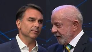 Suspeita de bomba, confusão entre equipes e bronca em Janja: os detalhes do 1º debate entre Flávio Bolsonaro e Lula, candidatos à Presidência da República