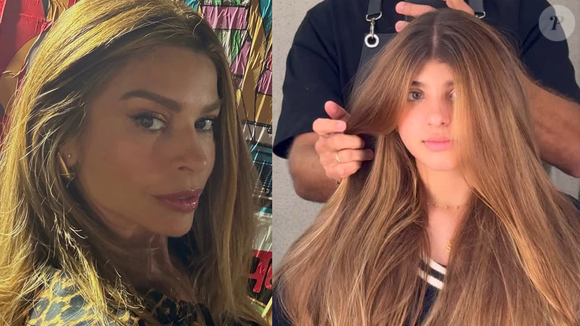 A cara da mãe! Filha de Grazi Massafera renova o visual e atriz enche Sofia de elogios: 'Uma loucura de linda'