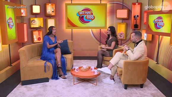 Após a eliminação, Marciele participou do 'Bate-papo BBB'