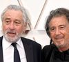Al Pacino ao lado do amigo, Robert De Niro