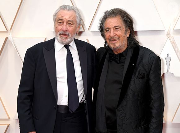 Al Pacino ao lado do amigo, Robert De Niro
