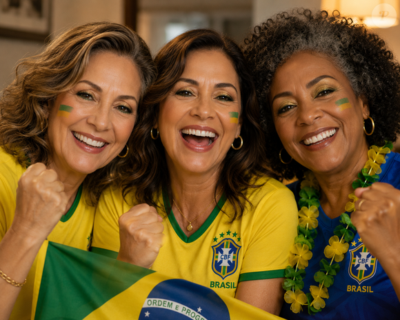 Segundo Quézia Melo, a maquiagem ideal para assistir aos jogos da seleção brasileira deve respeitar a personalidade de cada mulher, valorizando uma pele viçosa, brilho discreto e acabamentos sofisticados em vez de cores excessivamente vibrantes
