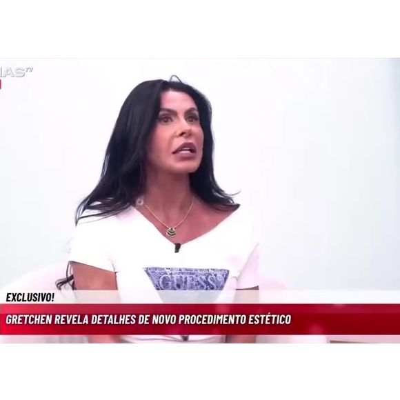 Gretchen foi muito elogiada pelo novo rosto na web