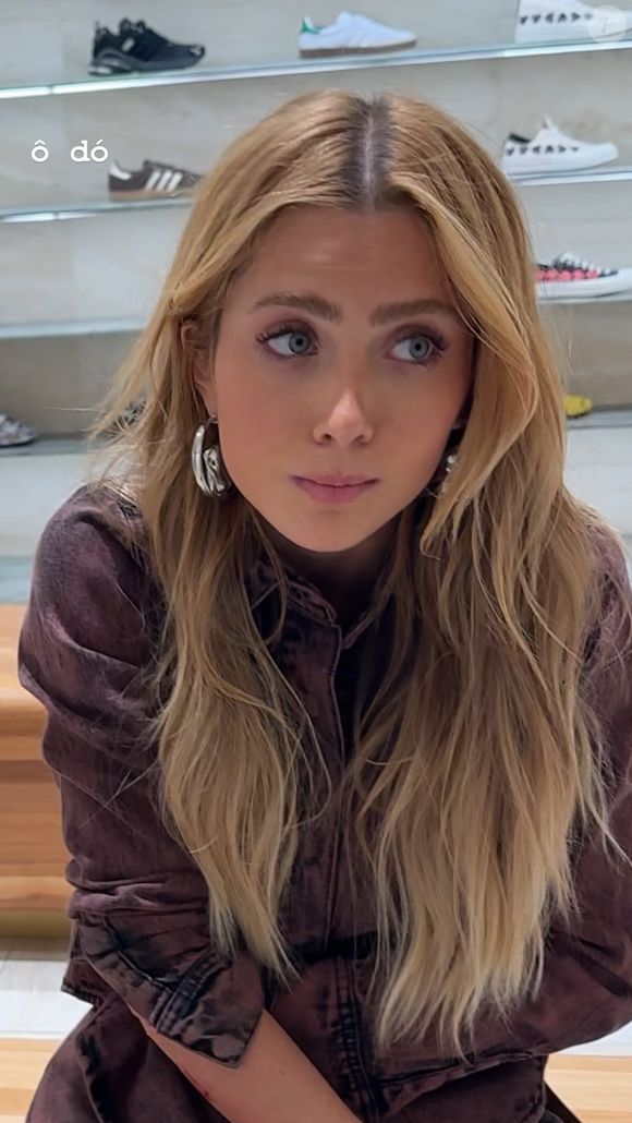 Apesar de machucada, Jade Picon reagiu com bom humor ao acidente