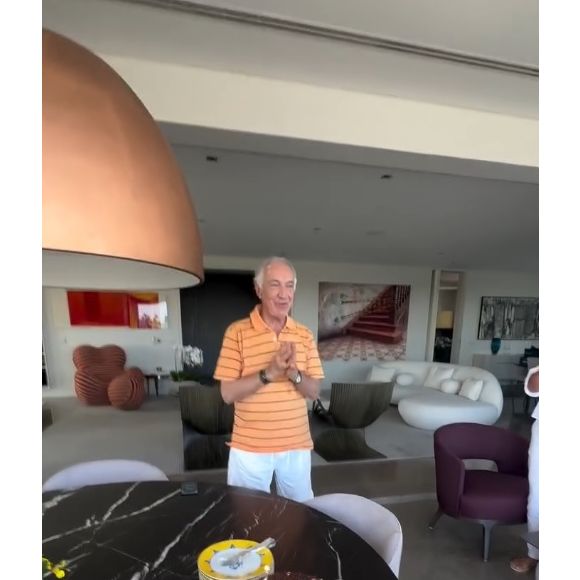 Pai de Cesar Tralli, Cezar completou 82 anos em 20 de maio de 2025 com direito a festa intimista
