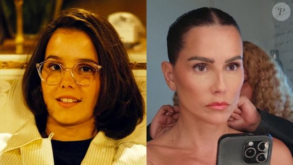 Antes e depois de Deborah Secco: atriz tinha apenas 18 anos quando dava os primeiros passos na carreira. Atualmente com 45, é uma das famosas mais bonitas do Brasil