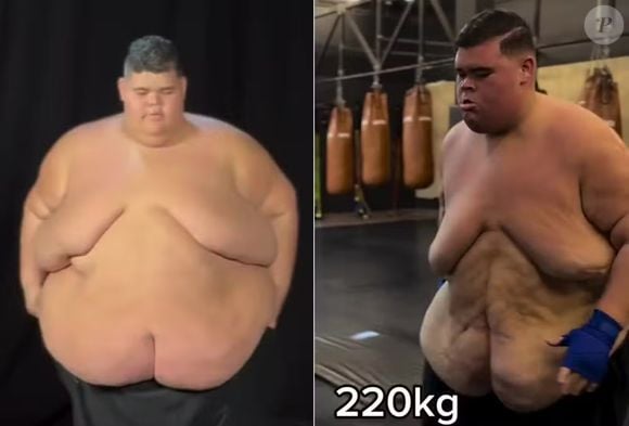 Nos últimos dias, Gordão da XJ exibiu o seu antes e depois após perder 130 quilos