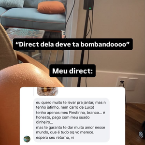 Virginia Fonseca divertiu os seguidores ao compartilhar a declaração de um admirador que gostaria de levá-la para jantar, mas não tinha jatinho nem carro de luxo. O pretendente disse ter apenas um Fiestinha branco e muito amor para oferecer
