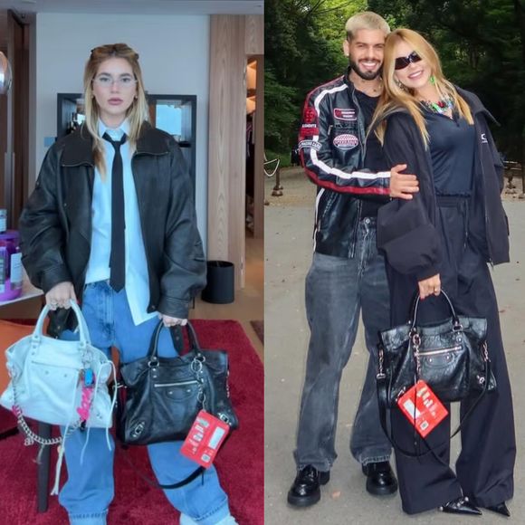 Branca ou preta? Na dúvida, Virgínia levou ao Japão duas bolsas icônicas de R$ 19 mil da Balenciaga e criou looks inspiradores