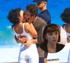 Abre o olho, chérie! Bella Campos e Humberto Carrão protagonizam 'beijo de cinema' em gravação de 'Vale Tudo' na praia. Fotos!