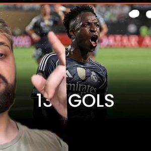 Neymar curtiu um vídeo que compara seu desempenho aos 25 anos com o de Vini Jr