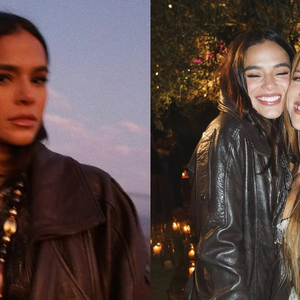 Com jaqueta de R$ 38 mil e mood boho chic: descobrimos o preço total do look de Bruna Marquezine no novo casamento de Gio Ewbank e Bruno Gagliasso