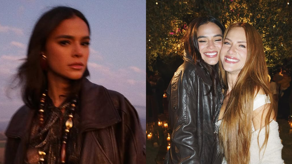 Com jaqueta de R$ 38 mil e mood boho chic: descobrimos o preço total do look de Bruna Marquezine no novo casamento de Gio Ewbank e Bruno Gagliasso