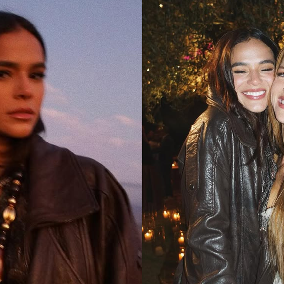 Com jaqueta de R$ 38 mil e mood boho chic: descobrimos o preço total do look de Bruna Marquezine no novo casamento de Gio Ewbank e Bruno Gagliasso