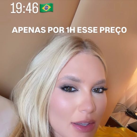 Antes de 'sumir', Virgínia anunciou uma live de sua empresa para segunda, no mesmo horário em que Vini Jr. vai se reapresentar à Seleção