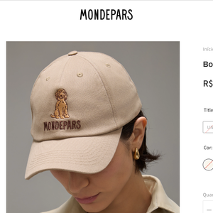 O boné bege da marca Mondepars, criada por Sasha Meneghel, completou o visual casual de Bruna Marquezine no Rio