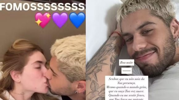 Zé Felipe dorme sozinho em sua 1º noite no Brasil após separação de Virginia e desabafa: 'Quando eu me sentir fraco...'