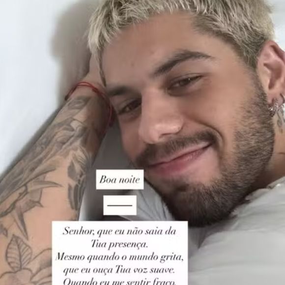 Zé Felipe dorme sozinho em sua 1º noite no Brasil após separação de Virginia e desabafa: 'Quando eu me sentir fraco...'