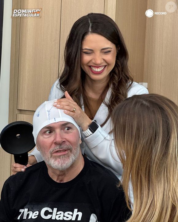 Isabella contou que Mingau olha atento para o crescimento de sua barriga de gravidez