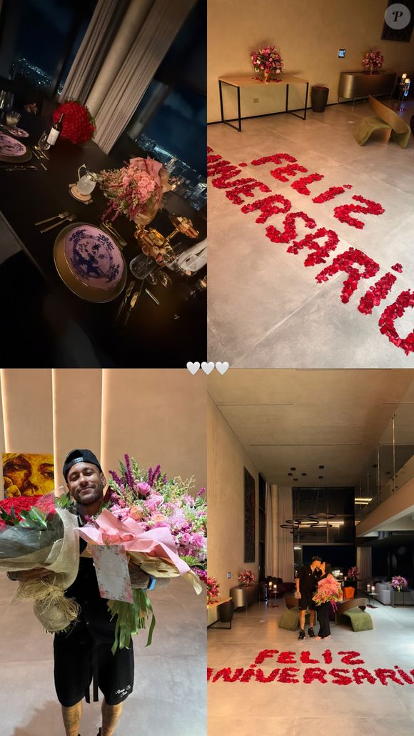 Grávida pela 2ª vez, Bruna Biancardi foi surpreendida por Neymar em seu 31º aniversário