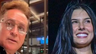 'Vai inchar de novo': Ana Castela zoa Leonardo por ex-sogro beber de novo; pai de Zé Felipe impressionou por mudança em quase 30 dias sem álcool: 'Voltei Brasil'