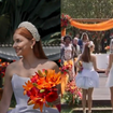 'Parece de festa junina': 'Loquinha' entrega casamento emocionante em ‘Três Graças’, mas web implica com vestidos ousados das noivas