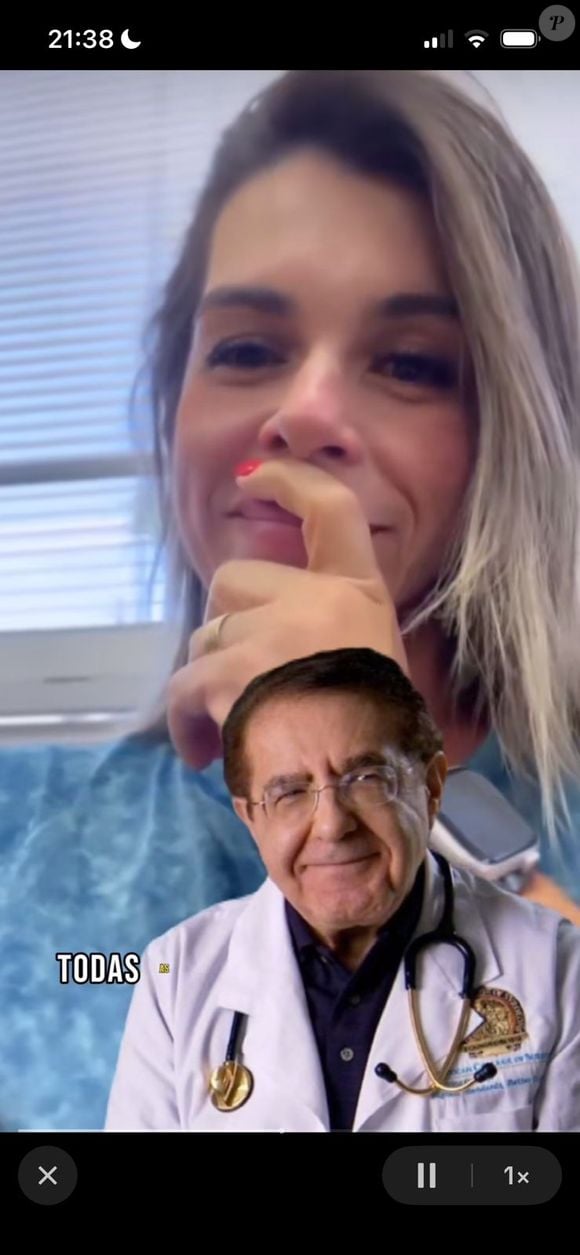 O médico mais famoso da TV, conhecido por suas broncas em Quilos Mortais, mostrou um lado carismático ao receber visitante brasileira