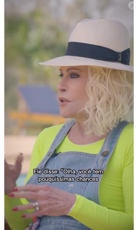 Ana Maria Braga relembrou que, na época, os médicos deram pouquíssimas chances de vida a ela