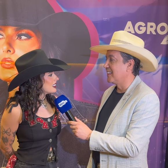 Entrevistada pelo jornalista Cristian Gomes, Ana Castela ficou sem palavras ao ser perguntada sobre Zé Felipe