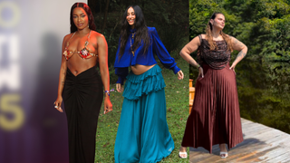 As saias boho-chic dos anos 70 estão de volta e têm tudo para ser a tendência da Primavera 2026: já encontrei na Zara, Bershka e Renner, e funcionam em diferentes estilos e corpos
