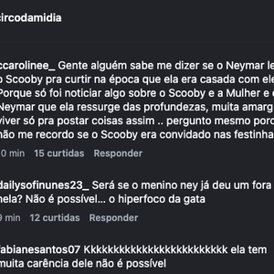 Estes foram alguns dos comentários deixados por internautas na página Circo da Mídia, no Instagram