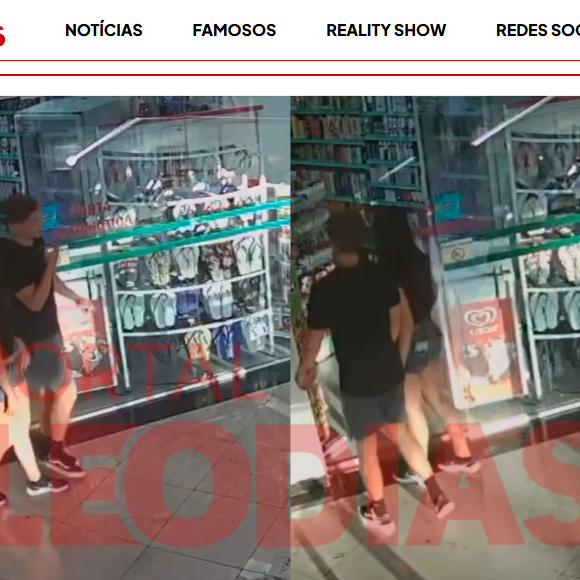 Vídeo de Duda Guerra com rapaz no shopping, divulgado pelo Portal Leo Dias, fez muita gente desconfiar de que se tratava de Benício Huck
