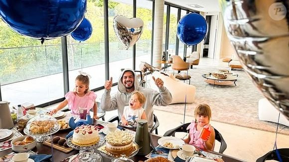 Filhos de Zé Felipe e Virgínia conheceram a nova casa do pai neste domingo, 14 de junho de 2026
