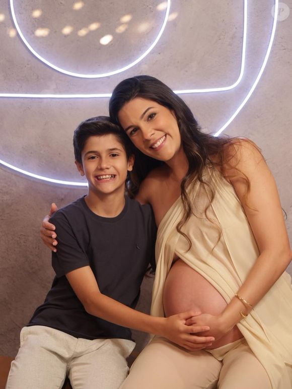 Grávida pela 2ª vez, Renata Silveira é mãe de Bernardo e espera agora uma menina, Rafaela