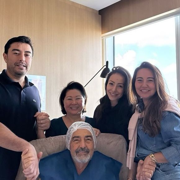 Omar Rahal, pai de Sabrina Sato, recebeu alta do hospital após passar por duas cirurgias delicadas