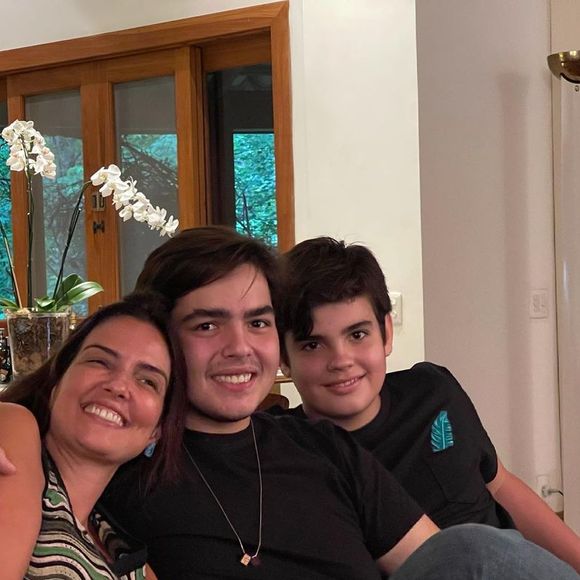 Mulher de Faustão, Luciana Cardoso é mãe de João Silva e Rodrigo