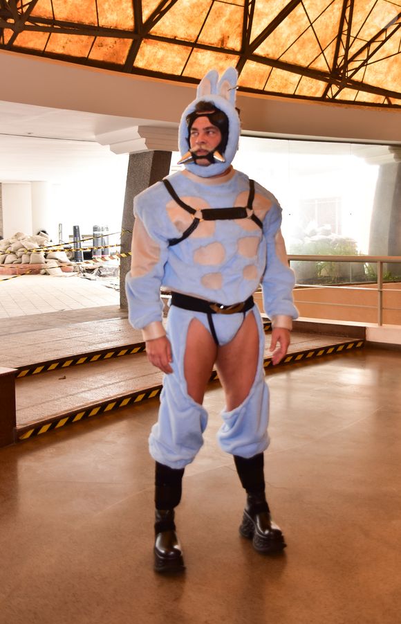 Carmo Dalla Vecchia escolheu uma fantasia sexy do acessório 'must have' das famosas