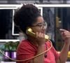 Milena atendeu ao Big Fone dourado no 'BBB 26' e pode indicar alguém ao Paredão