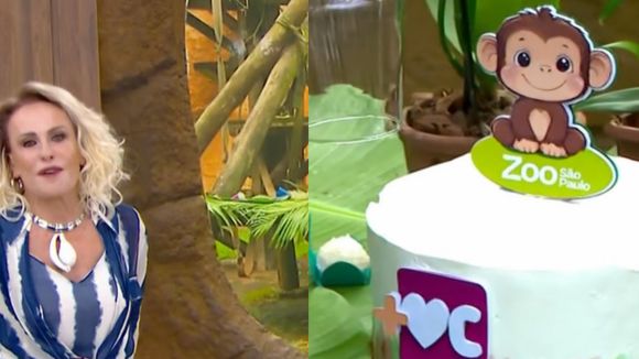 'É menino!': ao vivo no 'Mais Você', Ana Maria Braga faz um inesperado chá-revelação de macaco chimpanzé; veja as melhores reações da web: 'Só no Brasil'