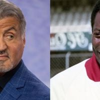 'Quebrou o meu dedo, continuou em frente e abriu um buraco na rede': há cerca de 45 anos, uma piada de Sylvester Stallone irritou profundamente Pelé; para se 'vingar', jogador brasileiro deu lição inesquecível no astro de Hollywood