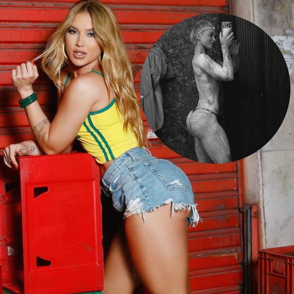 Virgínia Fonseca causou ao surgir seminua em uma foto no banheiro