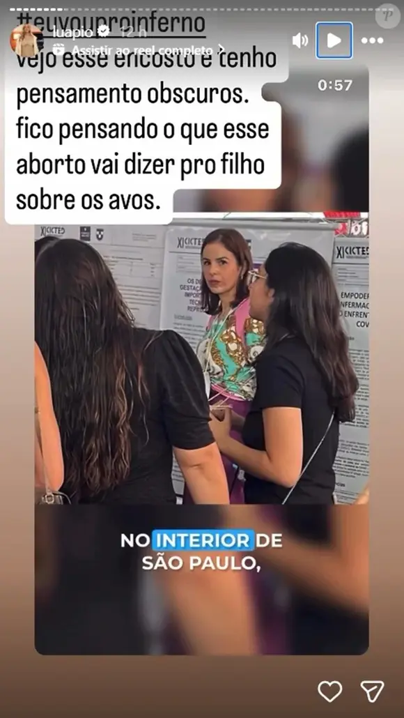 Luana Piovani sobre Suzane von Richthofen: ‘Eu vou pro inferno. Vejo esse encosto e tenho pensamentos obscuros. Fico pensando o que esse aborto vai dizer pro filho sobre os avós’