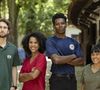 Fernanda (Ramille), Flávia (Ywyzar Guajajara), Carlos (Felipe Ricca) e André (Breno Ferreira) na novela 'Vale Tudo'