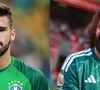 Antes e depois de Alisson: goleiro do Brasil, que antes mantinha um visual 'padrão', hoje impressiona com a barba comprida e cabelo quase nos ombros
