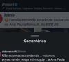 Após dias de especulação nas redes sociais, a família de Ana Paula Renault se pronunciou sobre a saúde do pai da participante do BBB 26. O ex-deputado segue internado, mas apresenta melhora