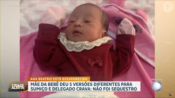 Caso Ana Beatriz: mãe mudou 5 vezes de versão, mas acabou confessando ter matado a filha de 15 dias