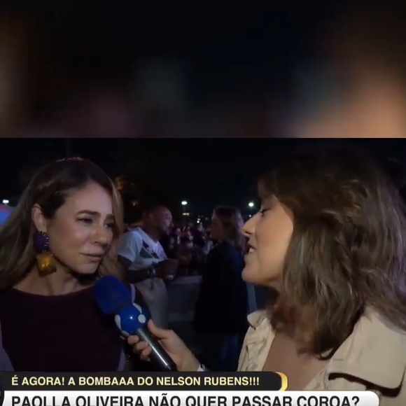 Paolla Oliveira ‘não conseguiu disfarçar’, apontou um fã-clube da atriz